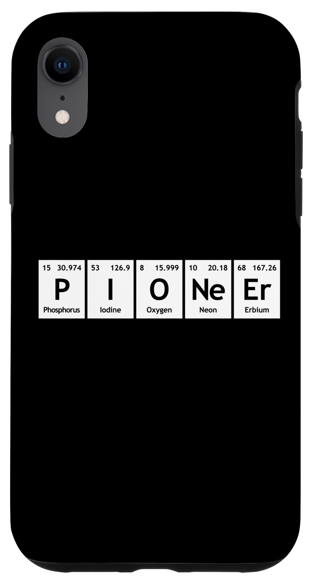 iPhone XR 元素周期表 化学 楽しい言葉 PIONeEr スマホケース