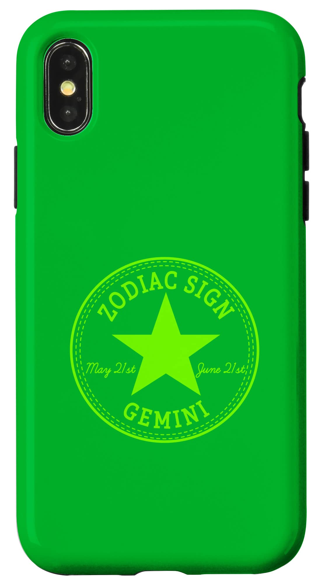 iPhone X/XS 星座 GEMINI 5月&6月生まれ 占星術 ホロスコープ スマホケース