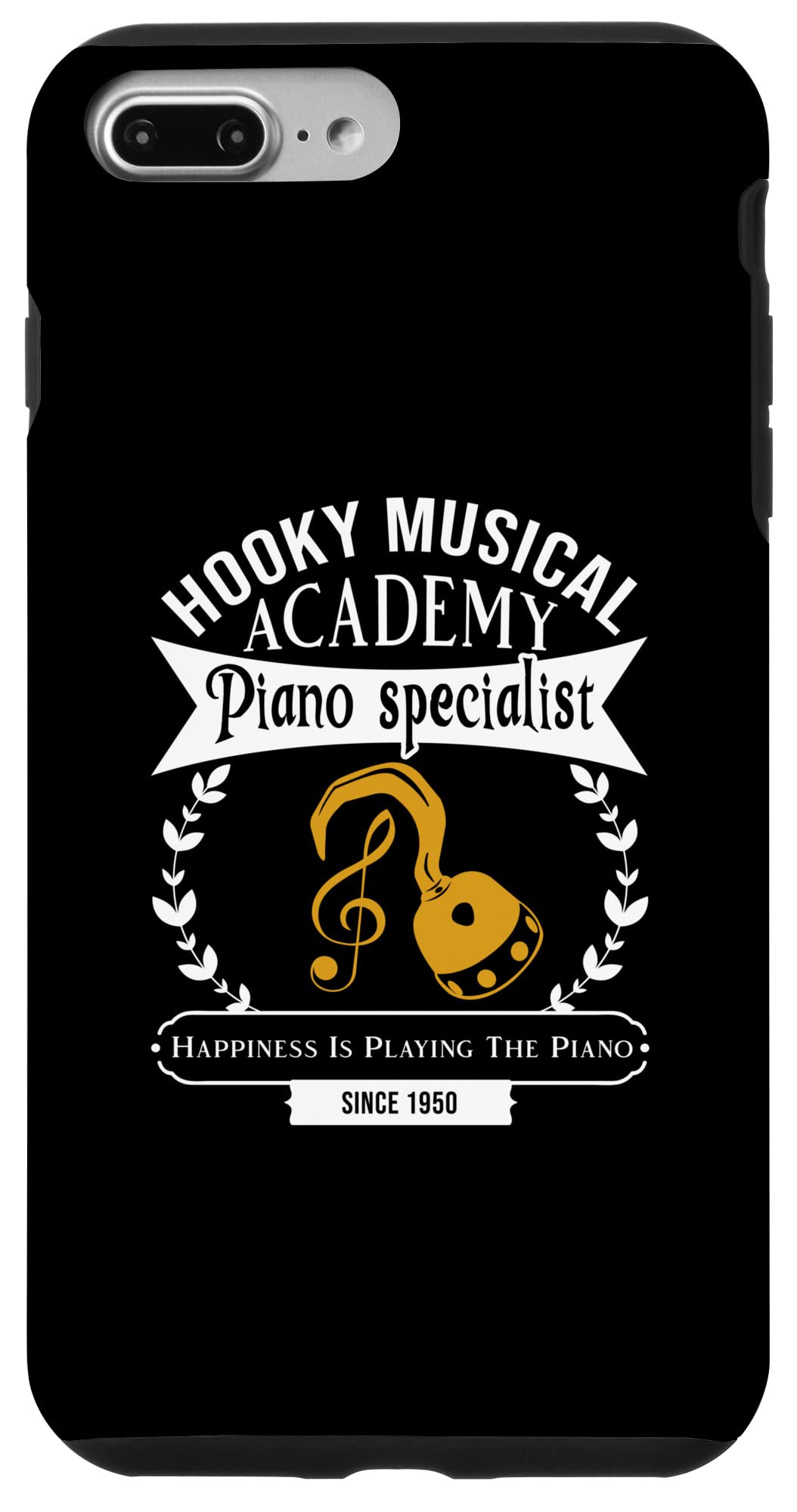 iPhone 7 Plus/8 Plus 1950年創業のフッキー音楽アカデミーのピアノ専門家。 スマホケース