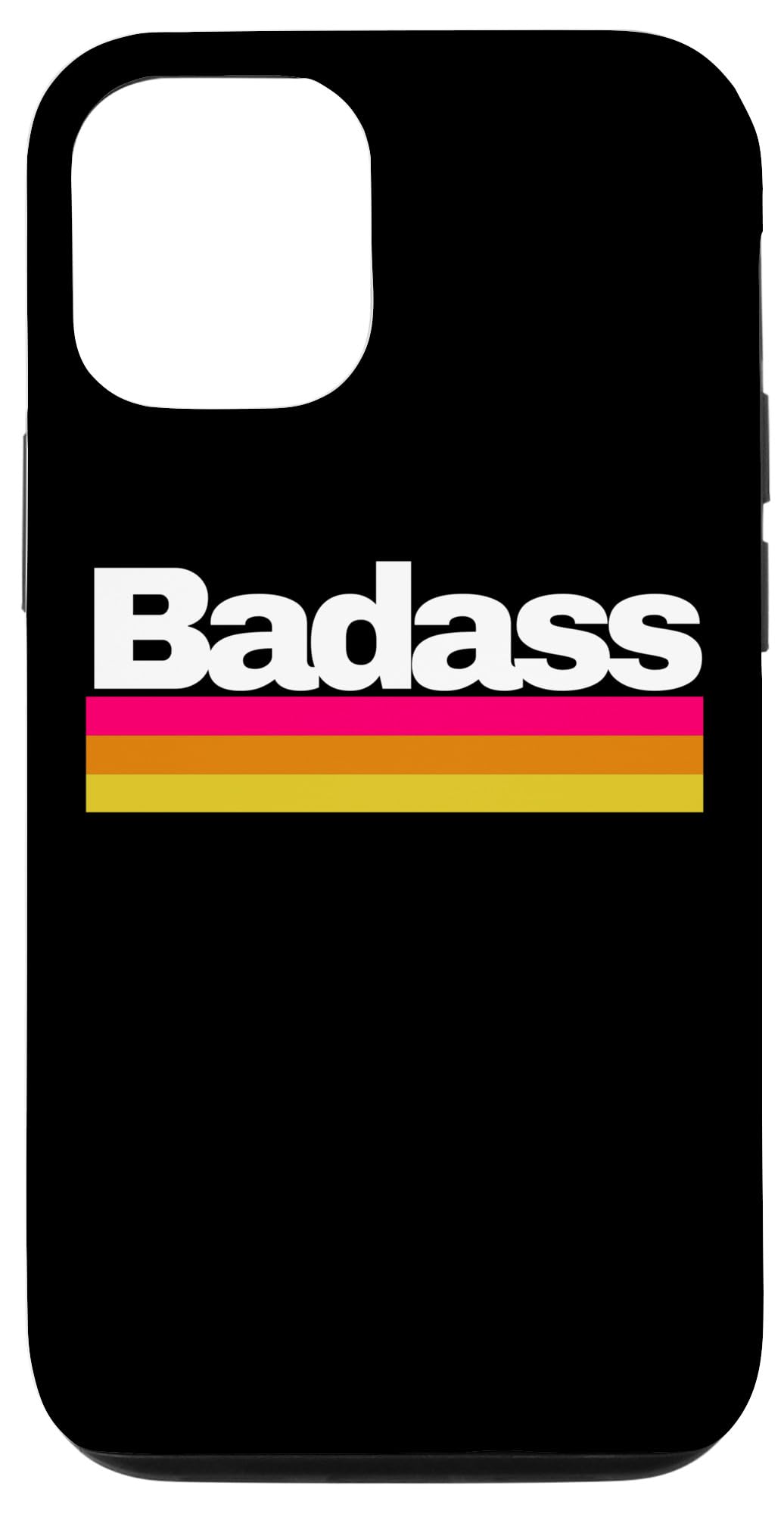 iPhone 15 Badass レトロ 美的 面白い スマホケース