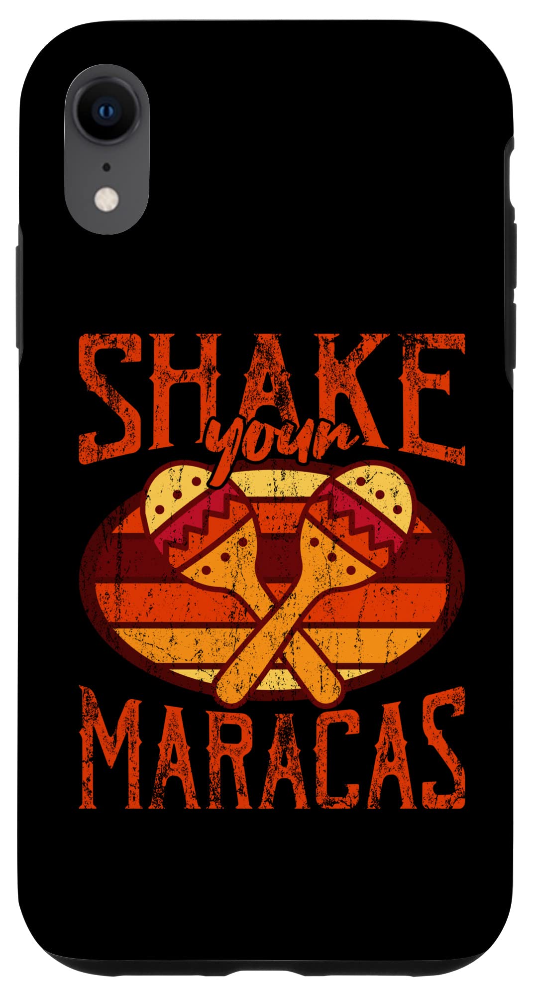 iPhone XR シンコ・デ・マヨシェイク・ユア・マラカス スマホケース