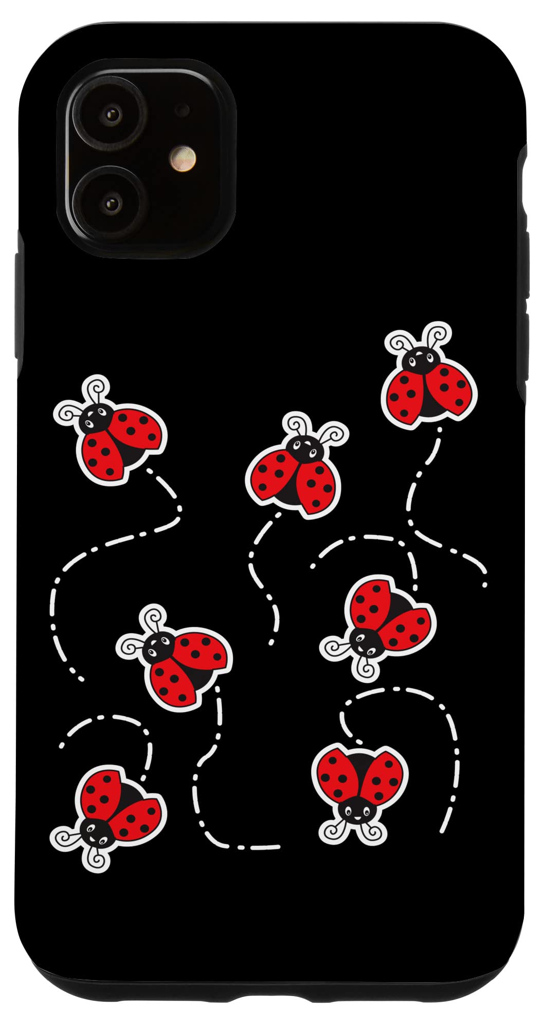 iPhone 11 てんとう虫 Flight I Insect Cute Seven-spot Beetle Kids スマホケース
