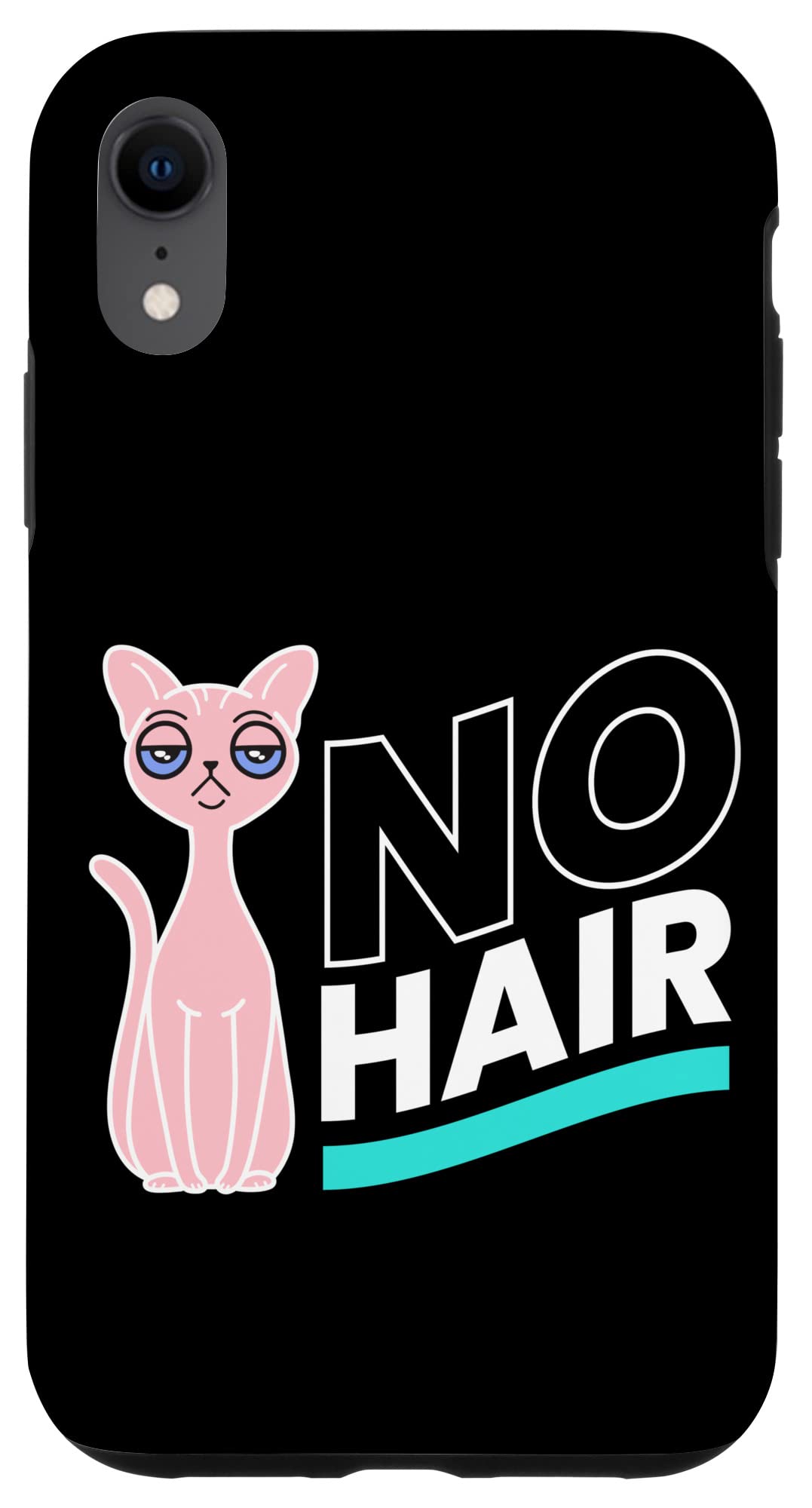 iPhone XR ノーヘアIスフィンクス猫子猫オスヌードキャット スマホケース