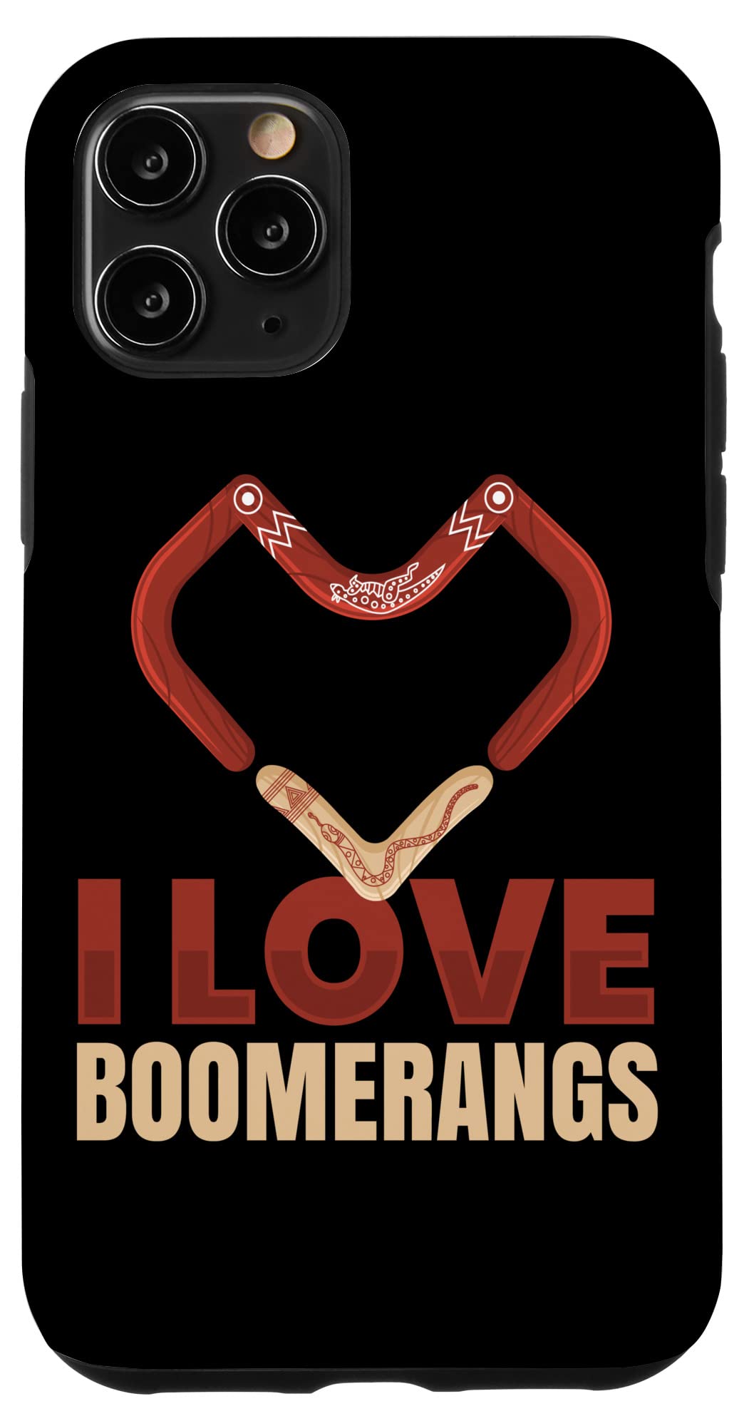 iPhone 11 Pro ブーメランランチャーI Love Boomerangs ブーメランクラブランチャー スマホケース