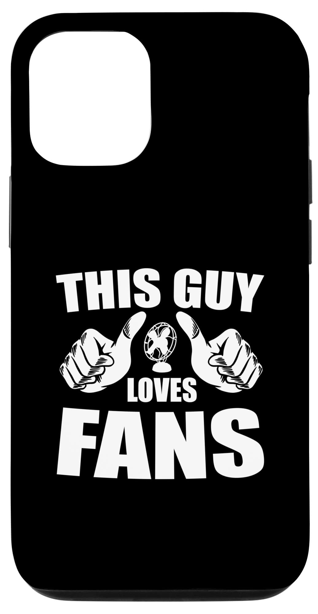 iPhone 12/12 Pro Funny Fan Lover Apparel 冷却装置ブロワー スマホケース