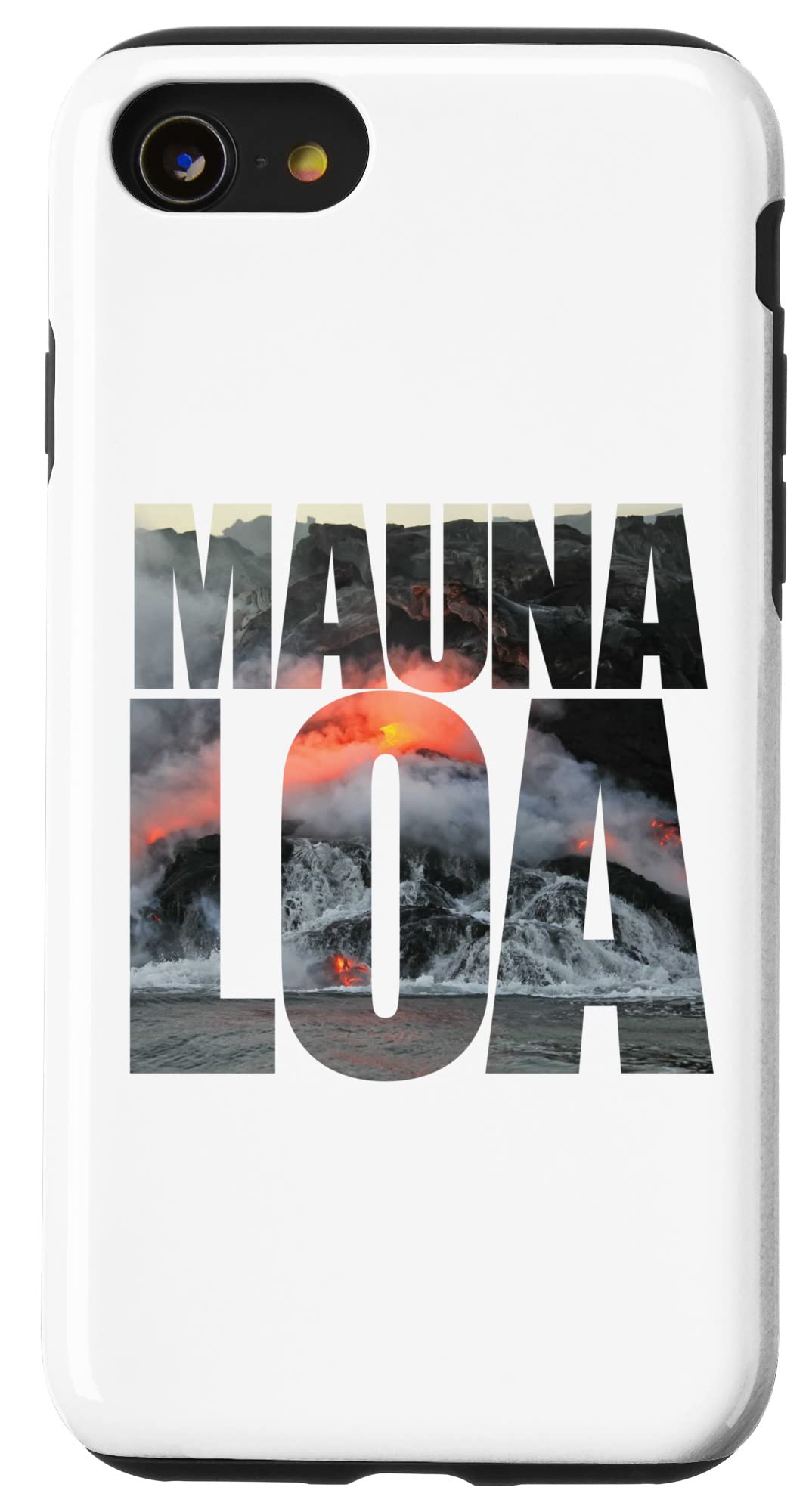 iPhone SE (2020) / 7 / 8 マウナロア 火山 噴火 観光 お土産 スマホケース