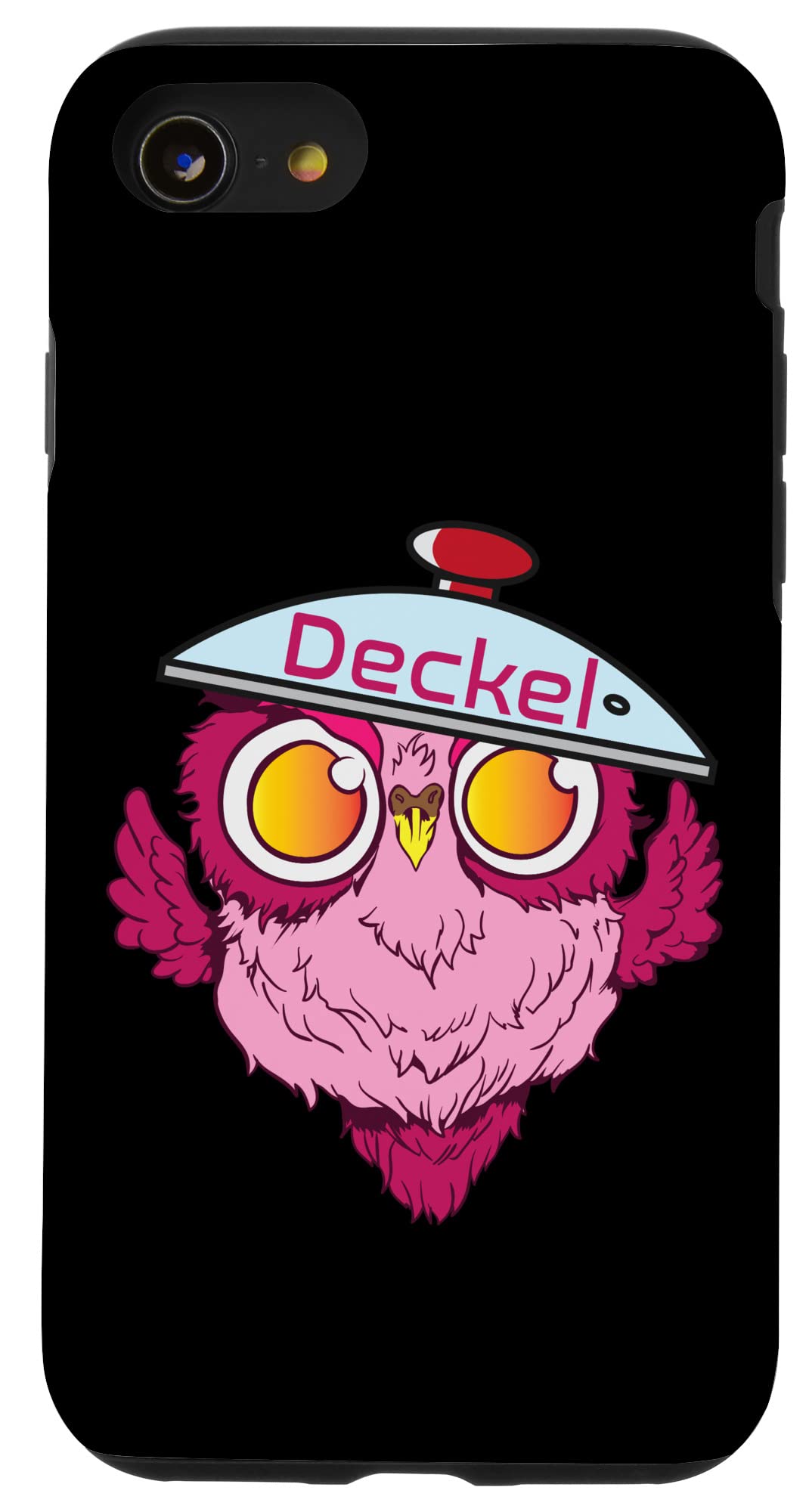 iPhone SE (2020) / 7 / 8 カップルのフクロウ 蓋つき ポットなし スマホケース