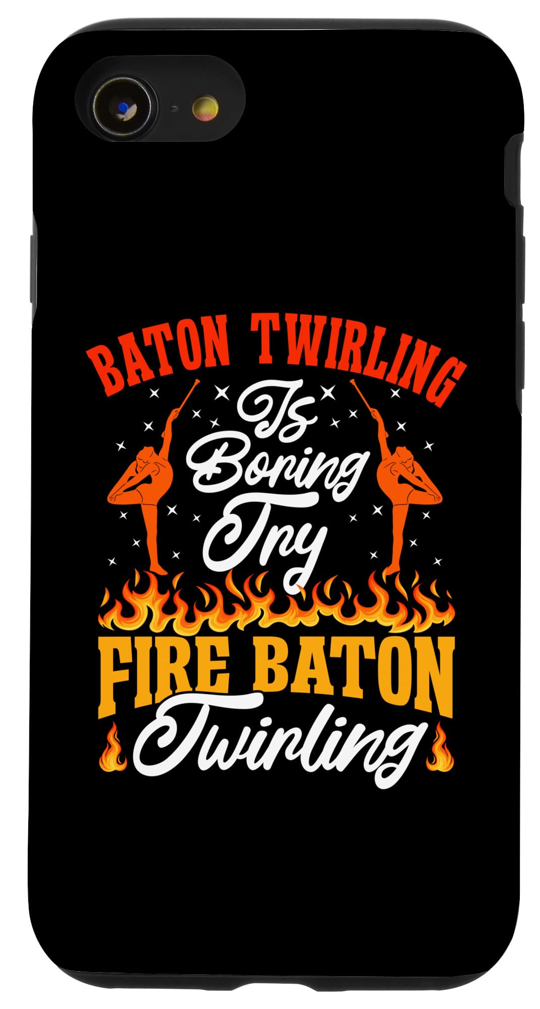 iPhone SE (2020) / 7 / 8 Fire Twirler Majorette Baton Twirling Stuff バトントワラー スマホケース
