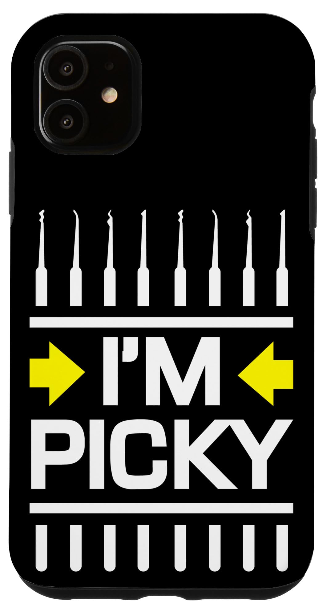 iPhone 11 I'm Picky I ロックピック ロックピック ロックピックアイム ピッキー アイ ロックピック スマホケース