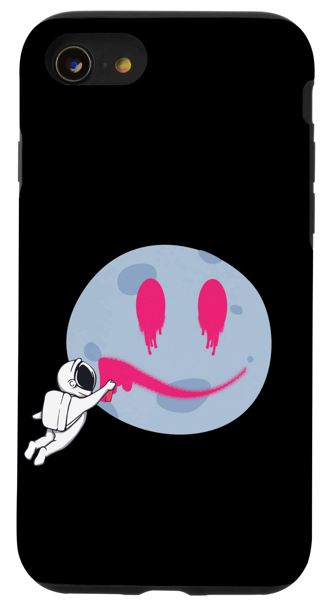 iPhone SE (2020) / 7 / 8 月 宇宙飛行士グラフィティ I 月面着陸 宇宙 宇宙 スマホケース