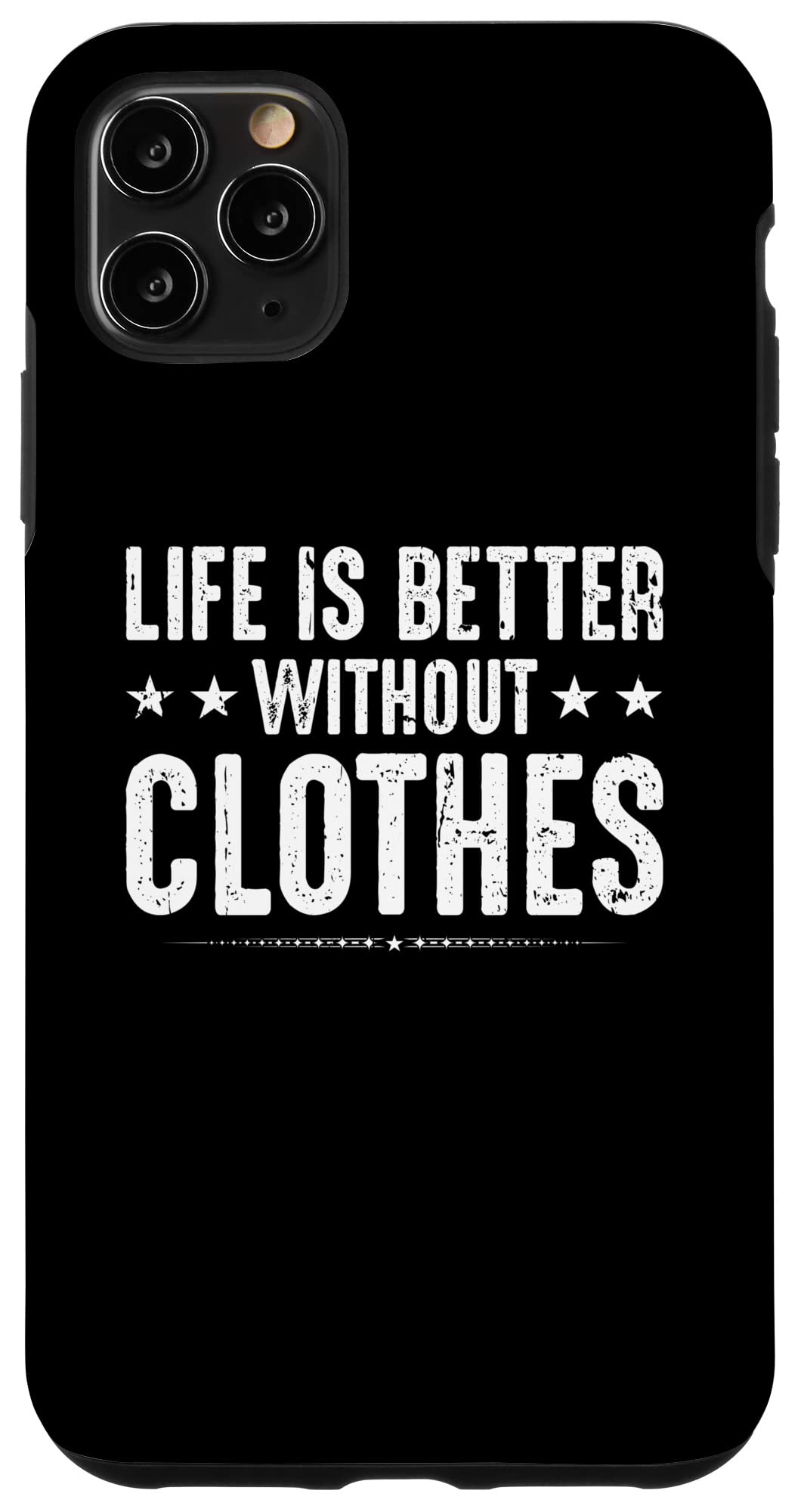 iPhone 11 Pro Max Life Is Better Without Clothes ヌーディスト コロニー ライフスタイル プライド スマホケース 5,451円