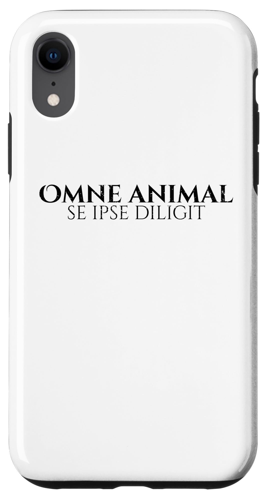 iPhone XR Omne animal se ipse diligit | ラテン語のことわざ スマホケース