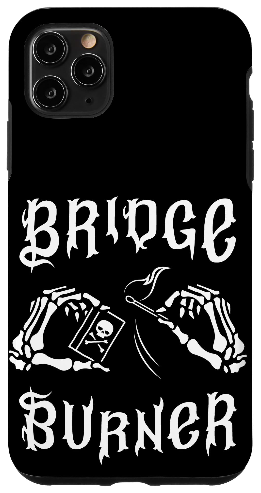 iPhone 11 Pro Max Bridge Burner Skeleton Hands Striking Match スマホケース 5,451円