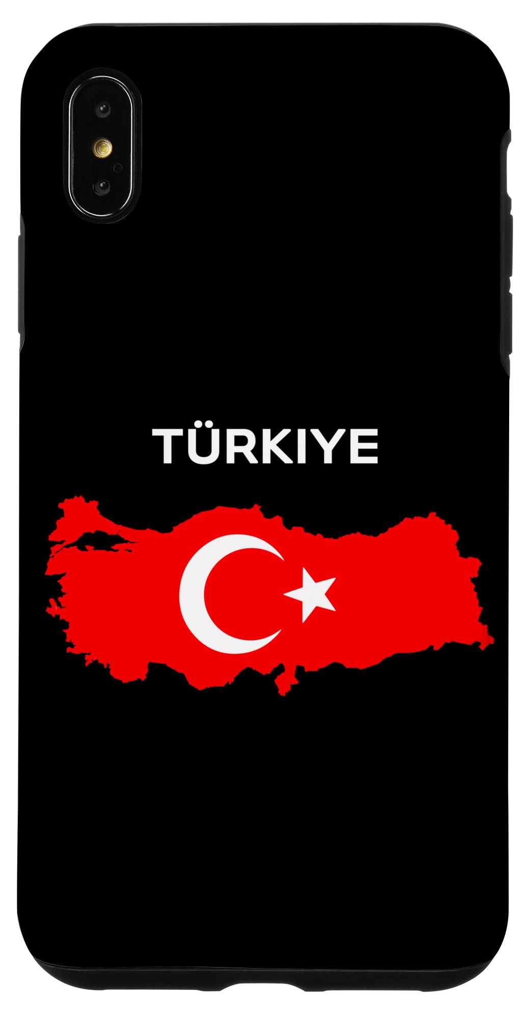 iPhone XS Max トルコ国旗 地図 グラフィック 文化 ホーム 月 スマホケース