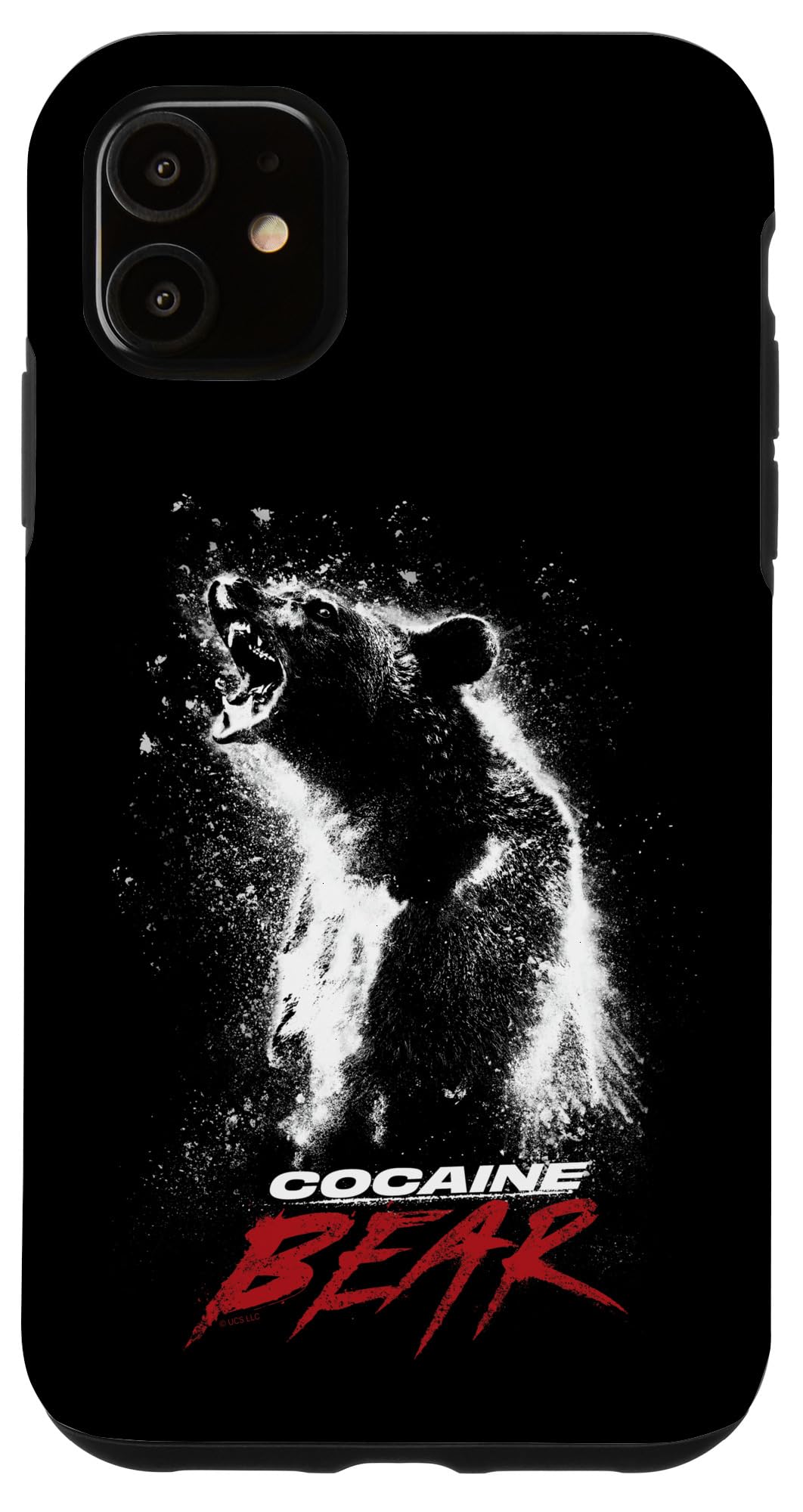 iPhone 11 コカインベアの映画ロゴ。 スマホケース