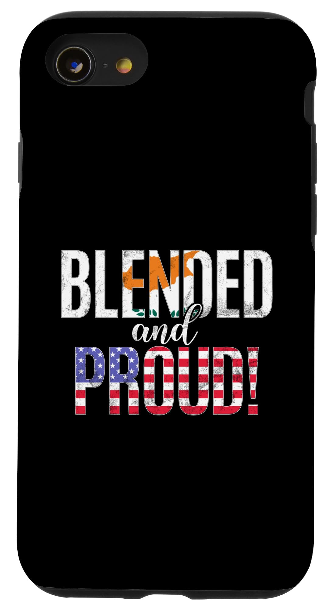 iPhone SE (2020) / 7 / 8 Blended And Proud ナショナリティー 二分の一キプロス共和国 二分の一アメリカン スマホケース