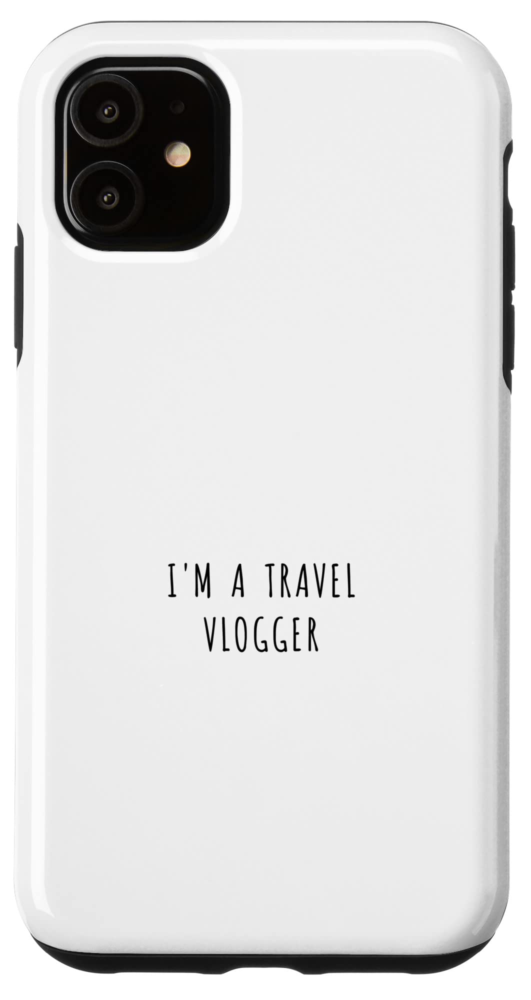 iPhone 11 私は旅行ブロガーです スマホケース