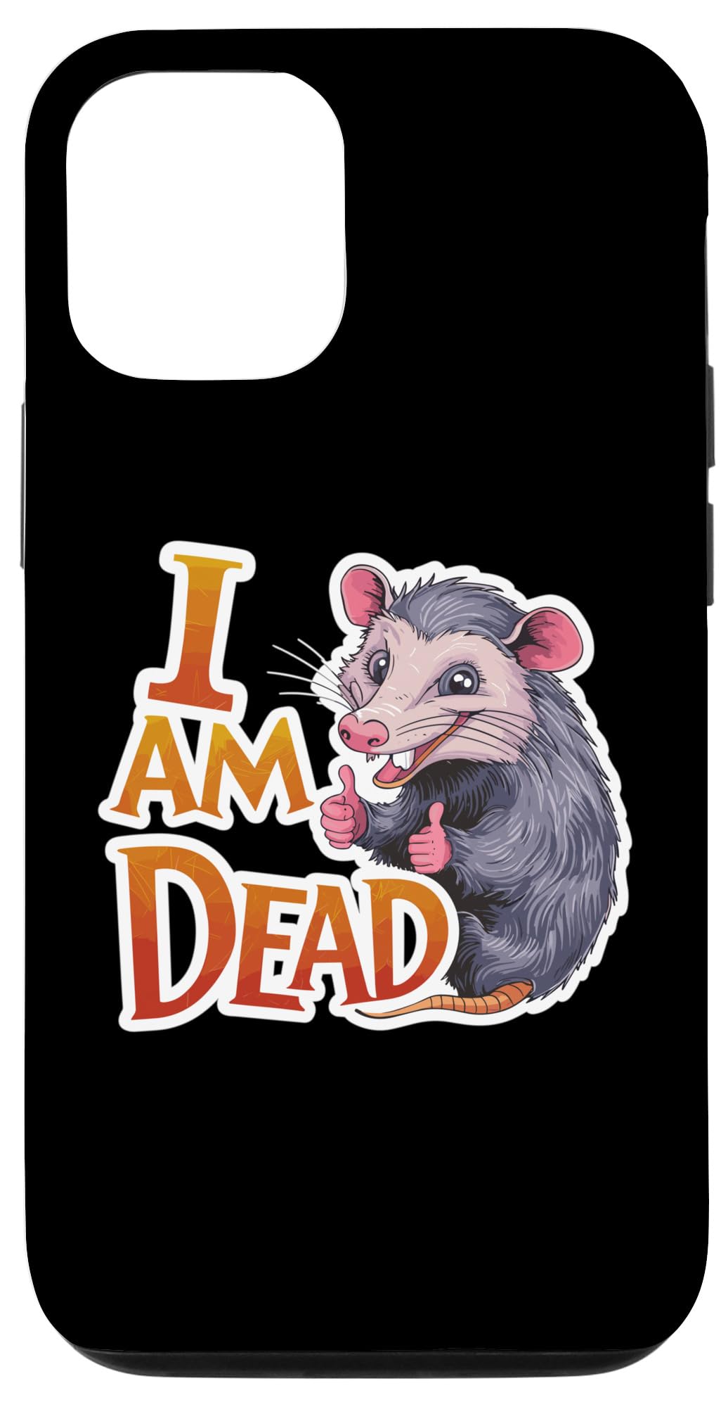 iPhone 15 I アメリシウム Dead おかしな袋鼠は死んだふりをして スマホケース