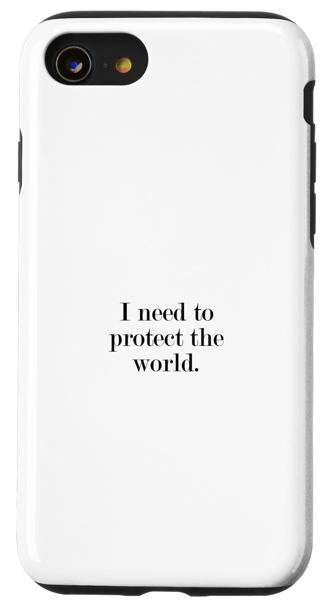 iPhone SE (2020) / 7 / 8 I need to protect the world スマホケース