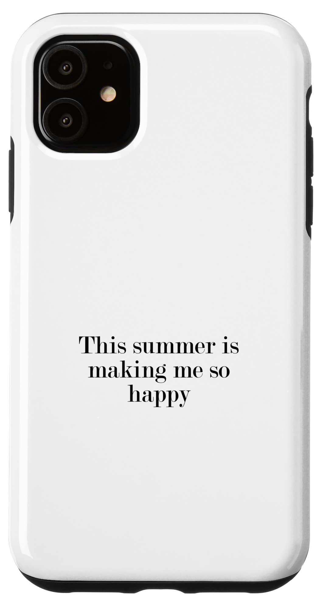 iPhone 11 この夏は私を幸せにさせてくれます スマホケース