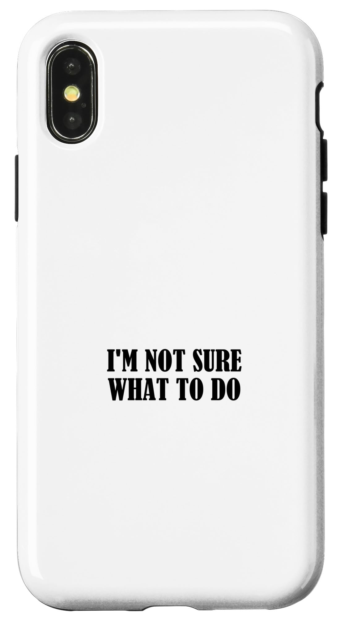 iPhone X/XS どうすればいいか分からない スマホケース