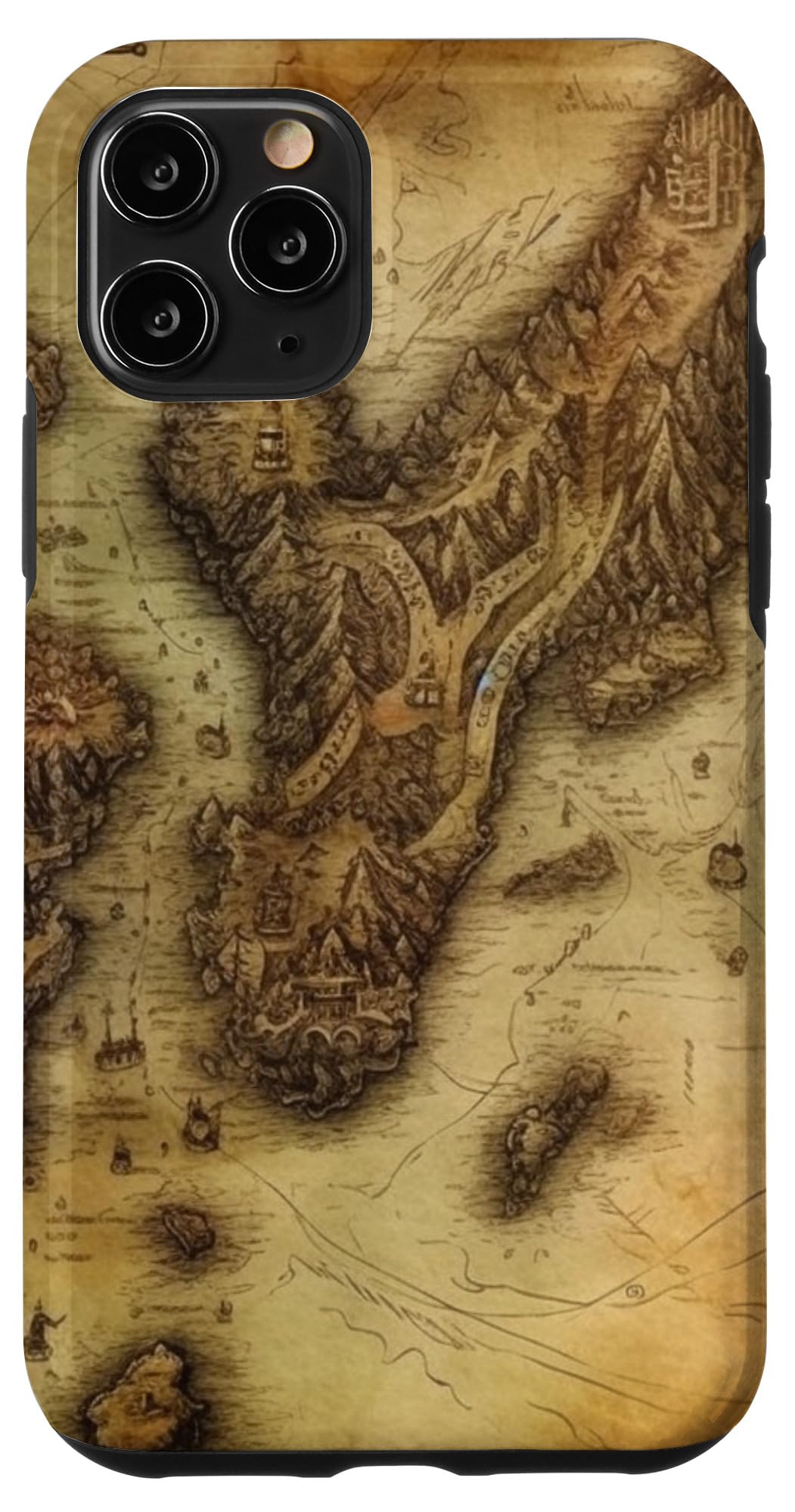 iPhone 11 Pro 宝の地図 ヴィンテージ 古い 海賊好き スマホケース｜WES STORE