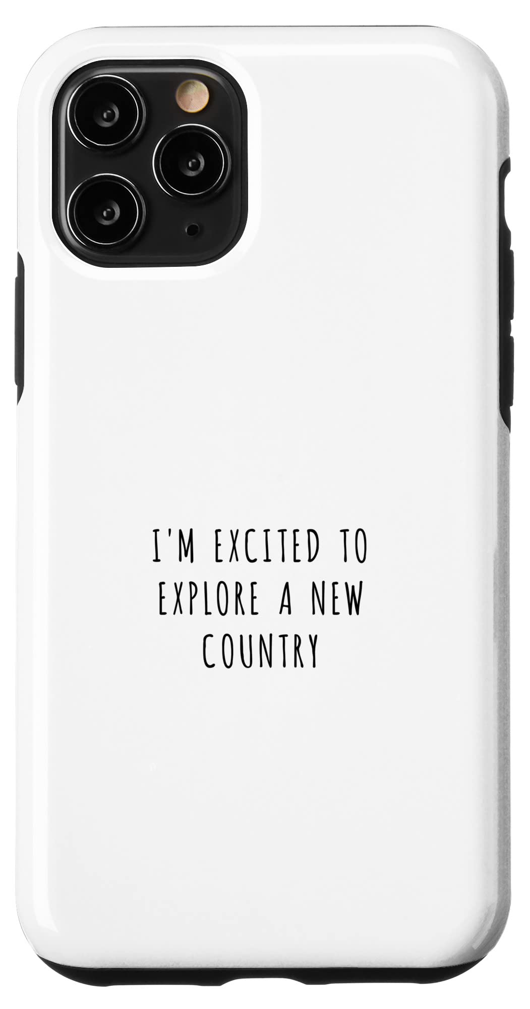 iPhone 11 Pro 新しい国を探検して興奮している スマホケース