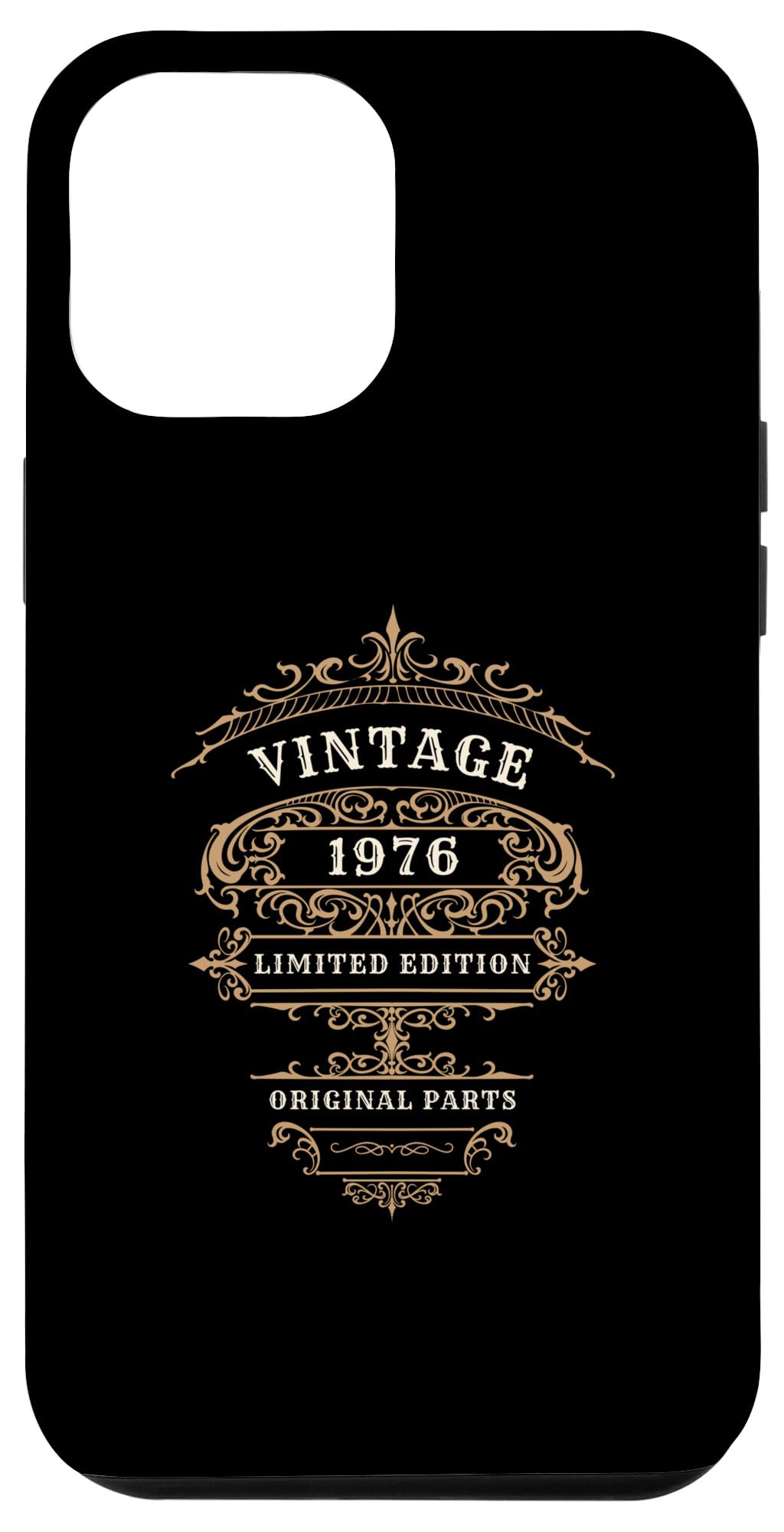 iPhone 15 Pro Max Vintage BIRTHDAY、限定版1976、オリジナルパーツ。 スマホケース
