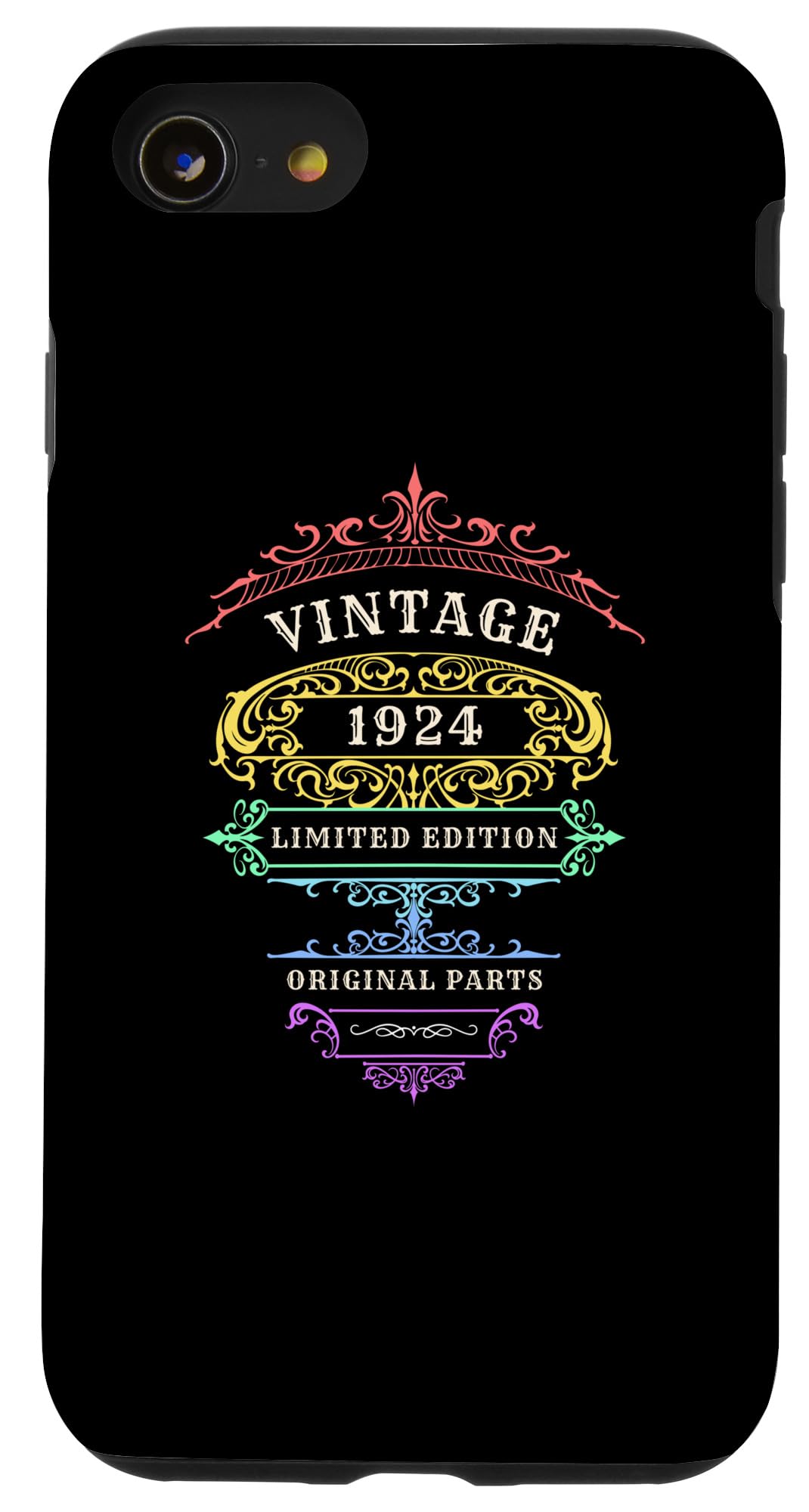 iPhone SE (2020) / 7 / 8 VINTAGE LIMITED EDITION 1924、RAINBOW ORIGINAL PARTS スマホケース
