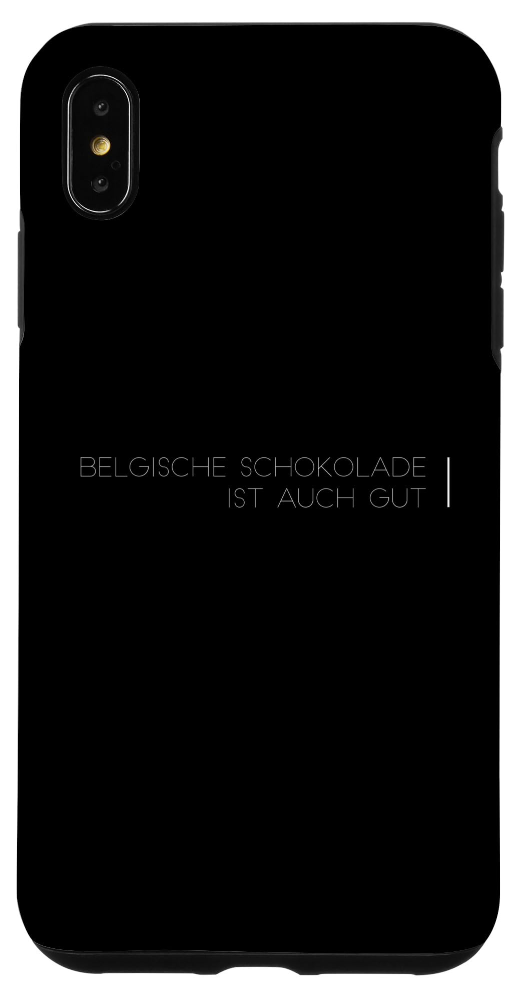 iPhone XS Max belgische Schokolade ist auch gut : ユニークでインスピレーション スマホケース