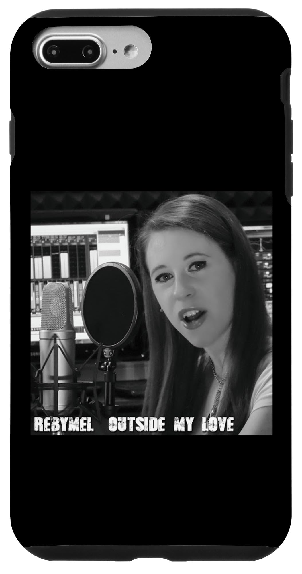 iPhone 7 Plus/8 Plus 'Outside My Love' Artwork Collection - Black Edition スマホケース