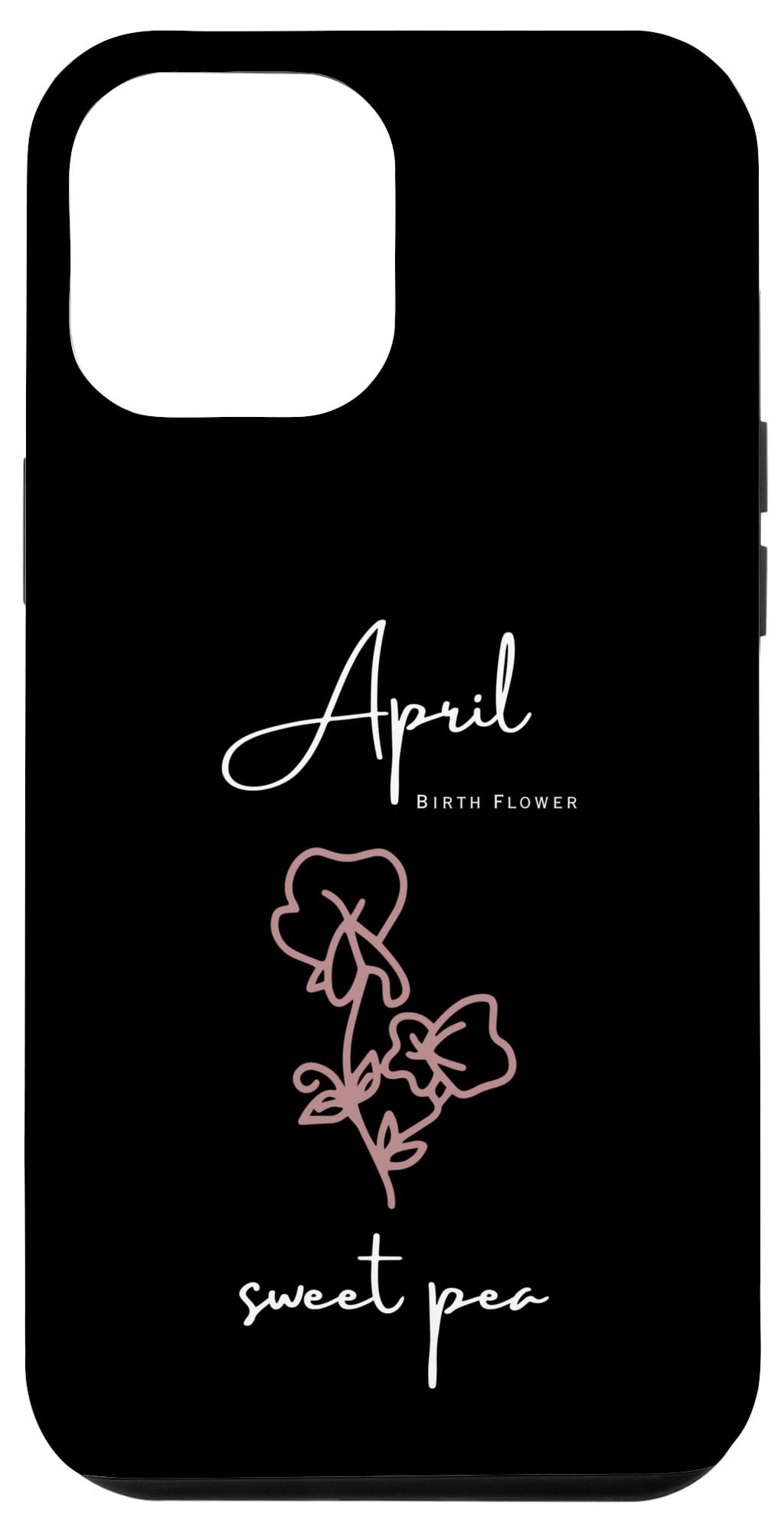 iPhone 13 Pro Max BIRTH FLOWERS APRIL SWEET PEA ガールズ レディース メンズ スマホケース