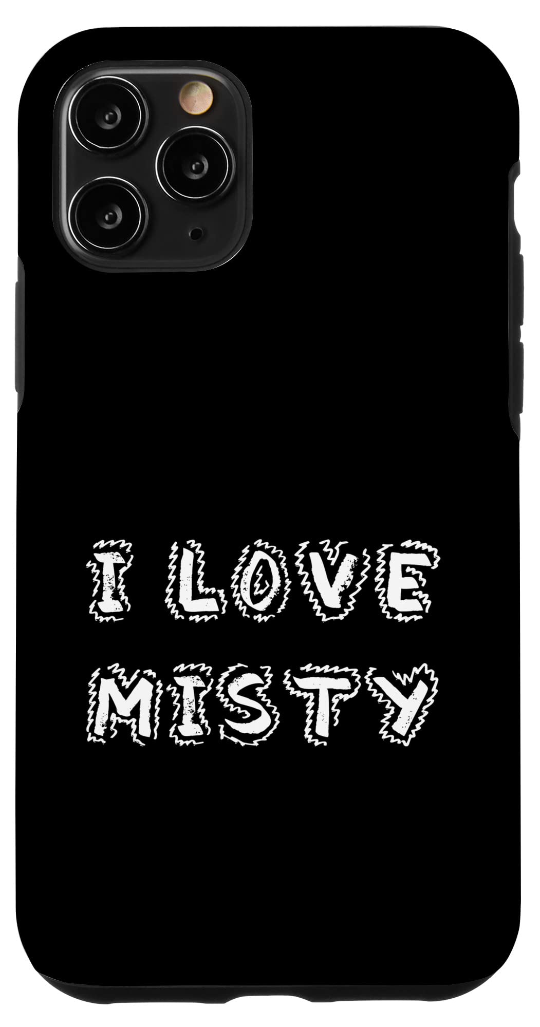 iPhone 11 Pro I Love Misty 子犬 犬 スマホケース