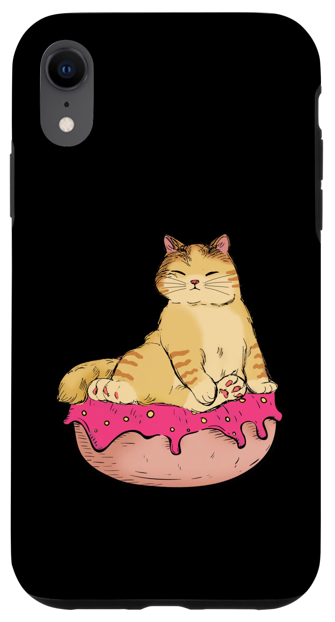 iPhone XR 面白い猫のデザインの猫愛好家の子猫 スマホケース