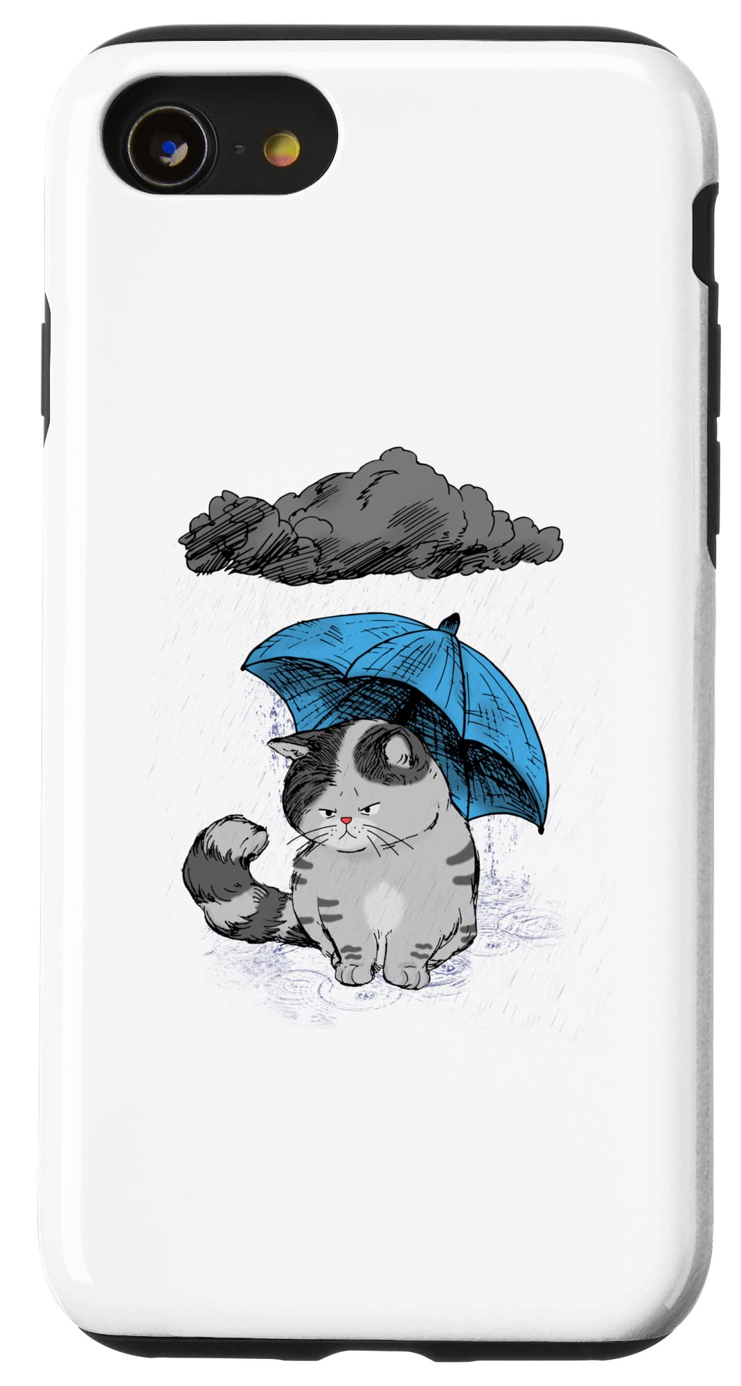 iPhone SE (2020) / 7 / 8 面白い猫のデザインの猫愛好家の子猫 スマホケース