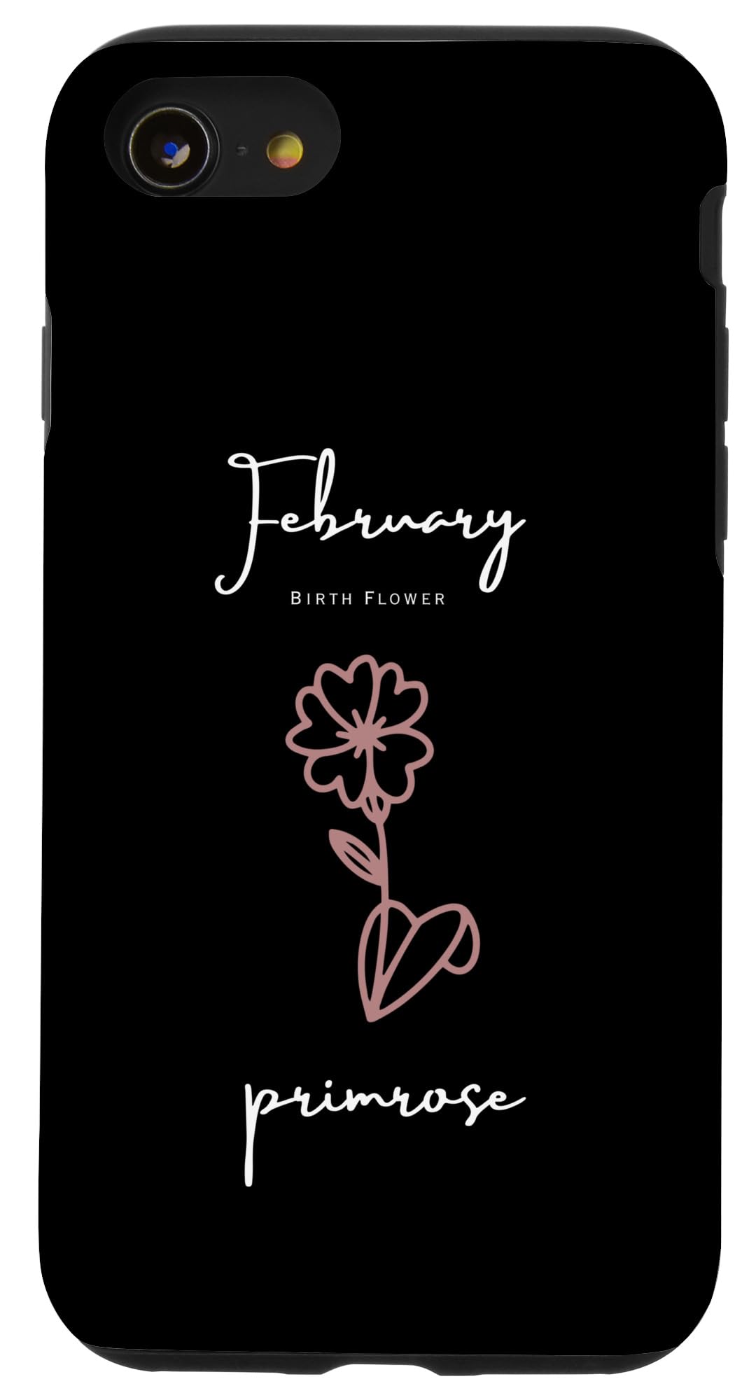 iPhone SE (2020) / 7 / 8 誕生花 2月プリムローズ ガールズ レディース メンズ スマホケース