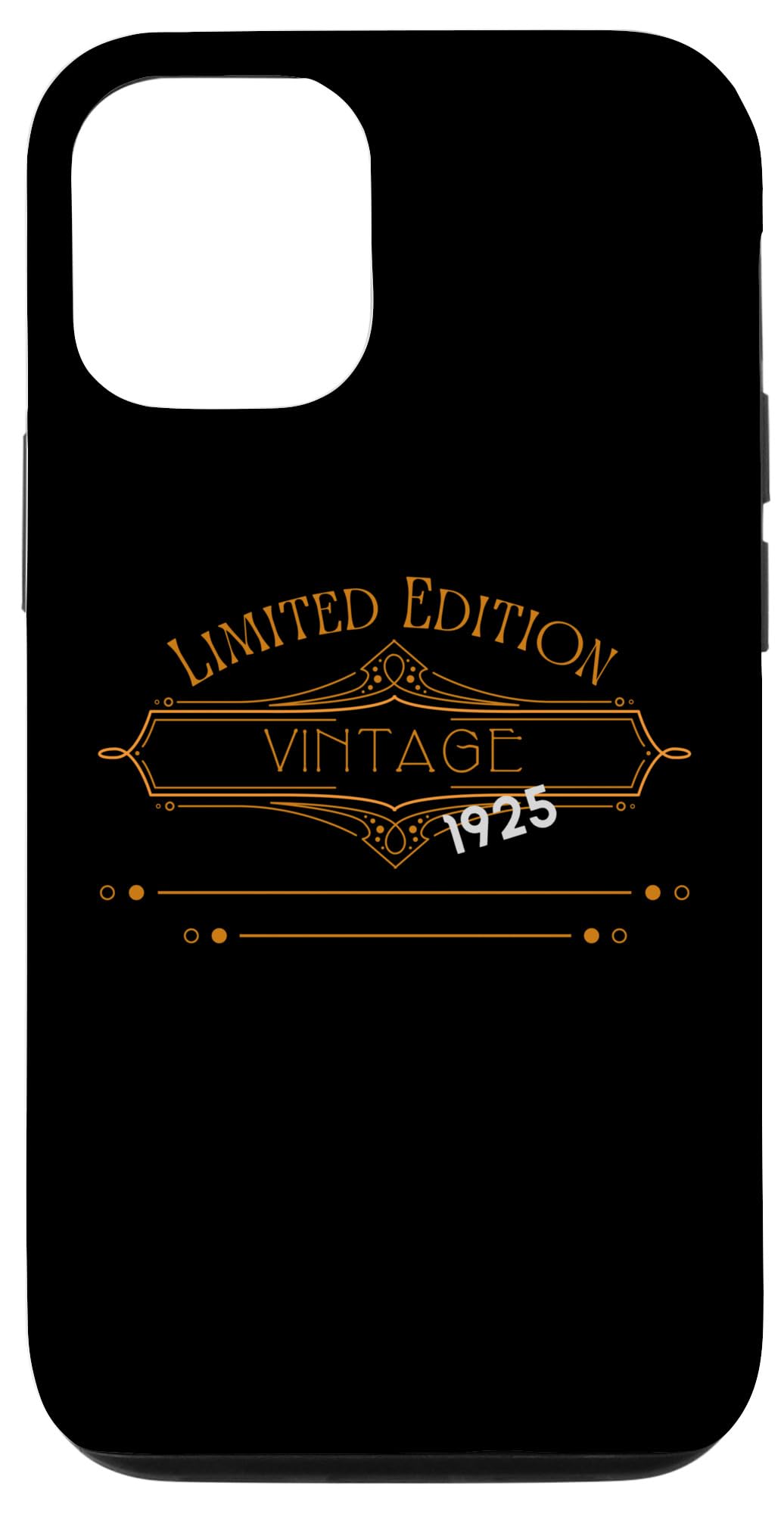 iPhone 14 1925 Vintage BIRTHDAY、限定版、アールデコデザイン。 スマホケース