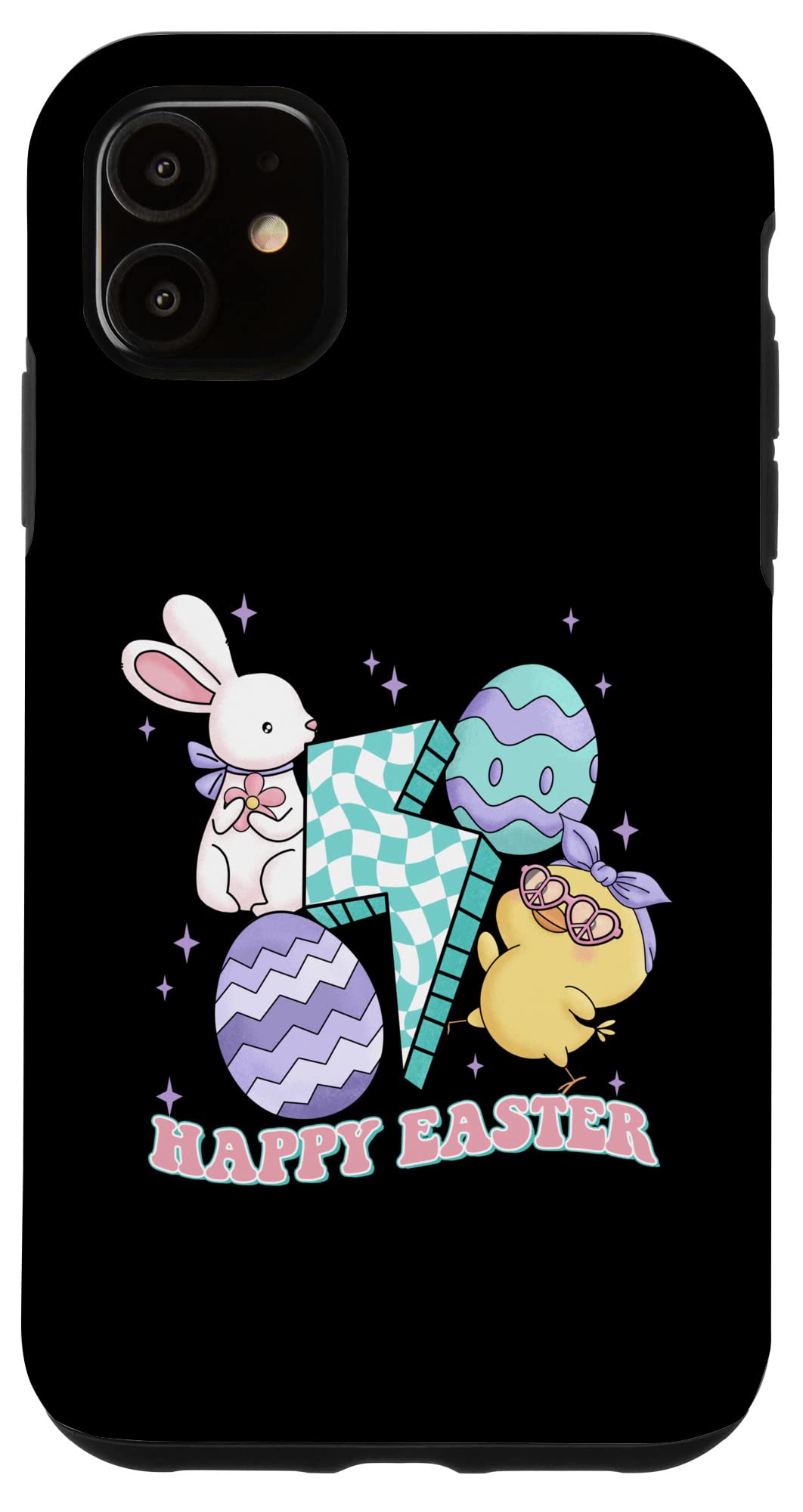 iPhone 11 ハッピー イースター アパレル女性男性を祝うイースター wetsern スマホケース