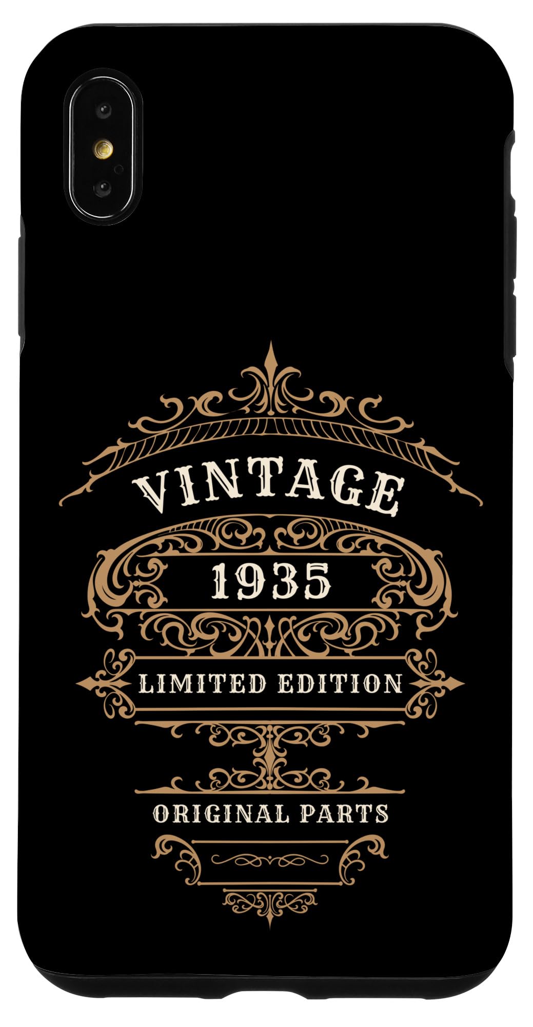 iPhone XS Max Vintage BIRTHDAY、限定版1935、オリジナルパーツ。 スマホケース