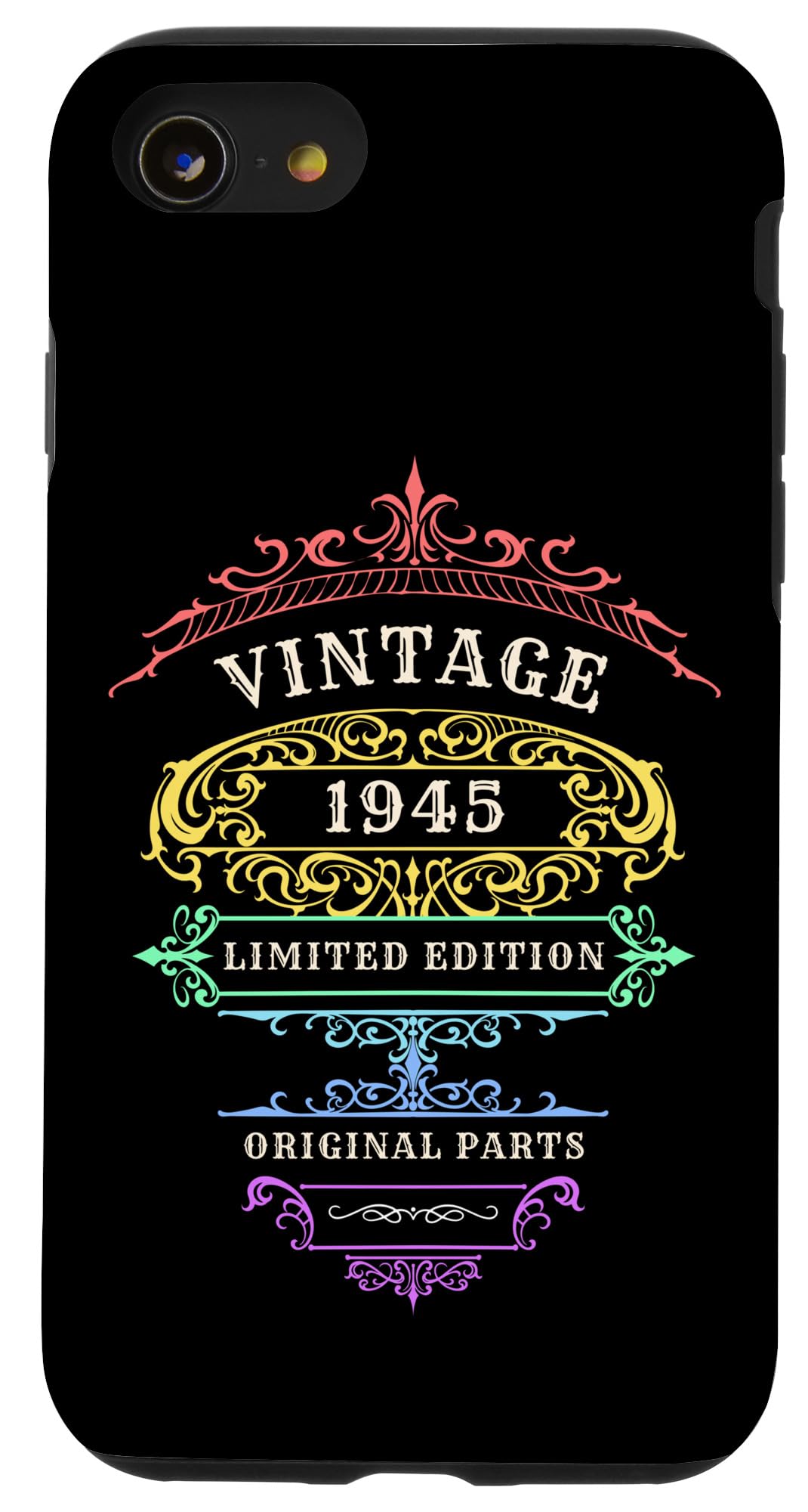 iPhone SE (2020) / 7 / 8 VINTAGE LIMITED EDITION 1945、RAINBOW ORIGINAL PARTS スマホケース