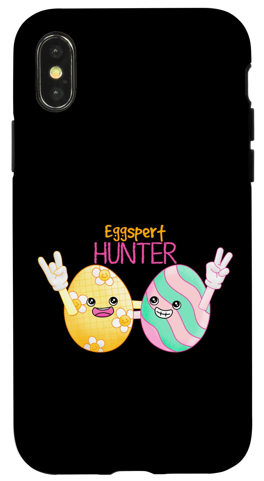 iPhone X/XS ハッピー イースター アパレル女性男性を祝うイースター wetsern スマホケース