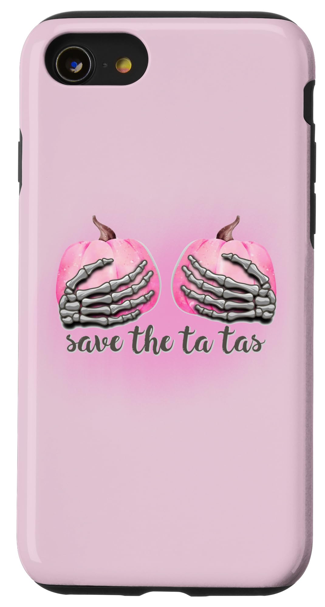 iPhone SE (2020) / 7 / 8 SAVE THE TA TAS サクラ色 かぼちゃ癌腫教化 面白可笑しい レディース スマホケース スマートフォン・タブレット-スマートフォン・携帯電話アクセサリー