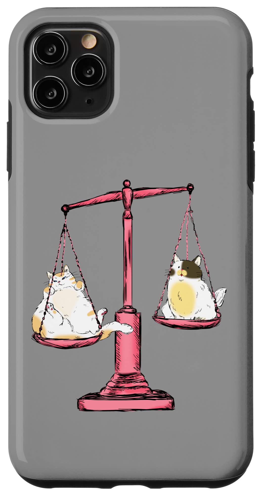 iPhone 11 Pro Max 面白い猫のデザインの猫愛好家の子猫 スマホケース