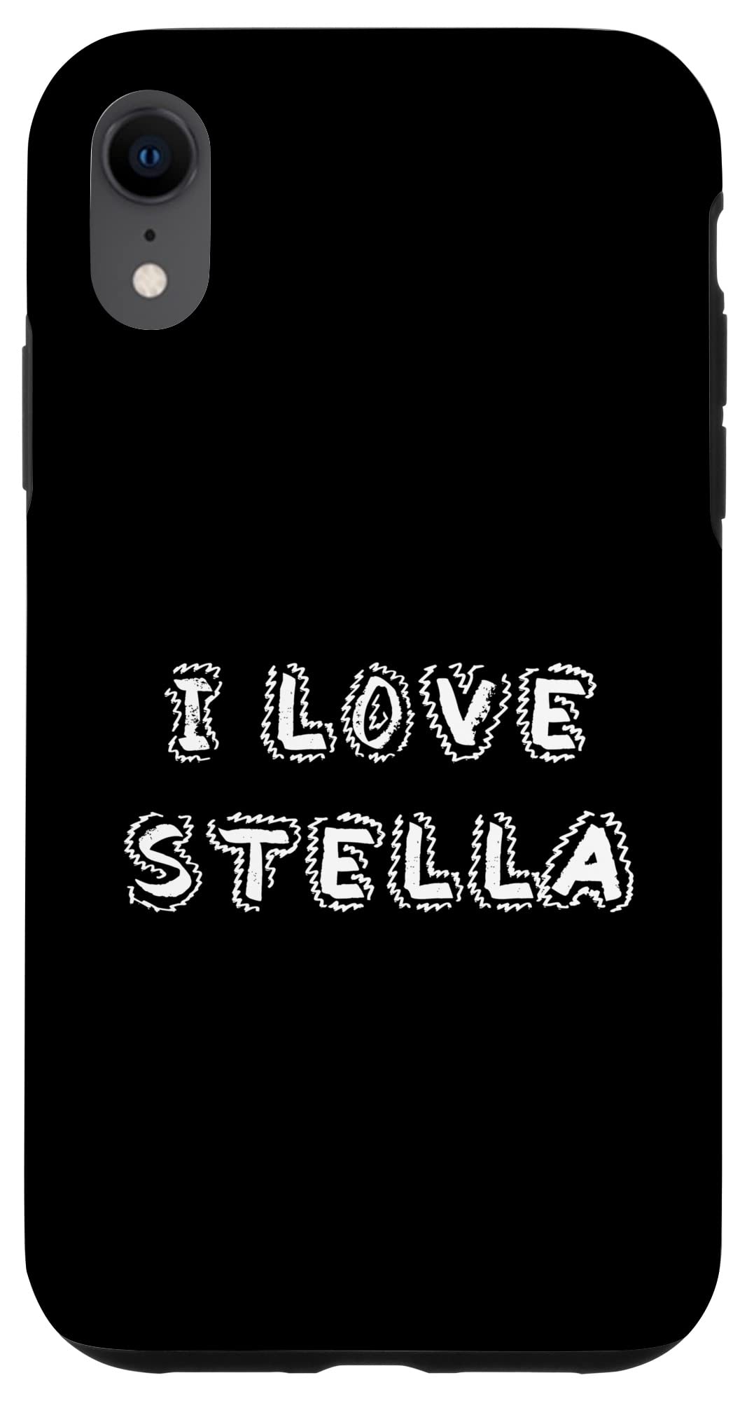 iPhone XR I Love Stella 子犬 犬 スマホケース