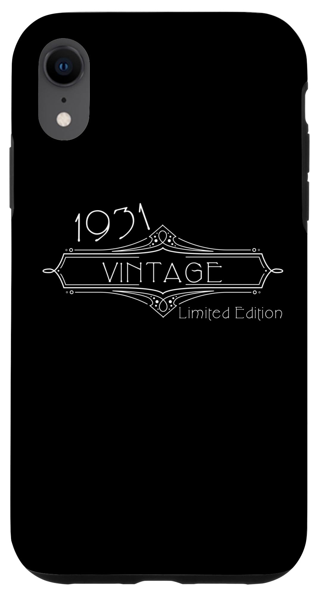 iPhone XR 1931 Vintage BIRTHDAY、限定版、アールデコデザイン。 スマホケース