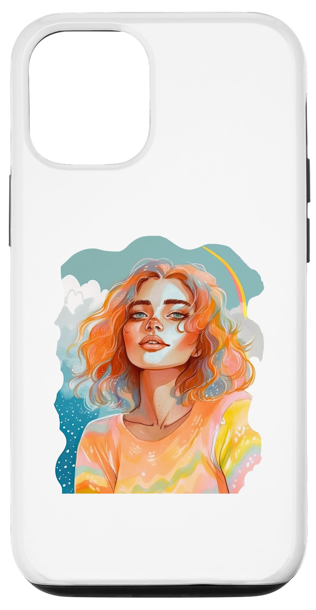 iPhone 12/12 Pro ハワイの女の子のドレスの女性の女の子の花の服 スマホケース