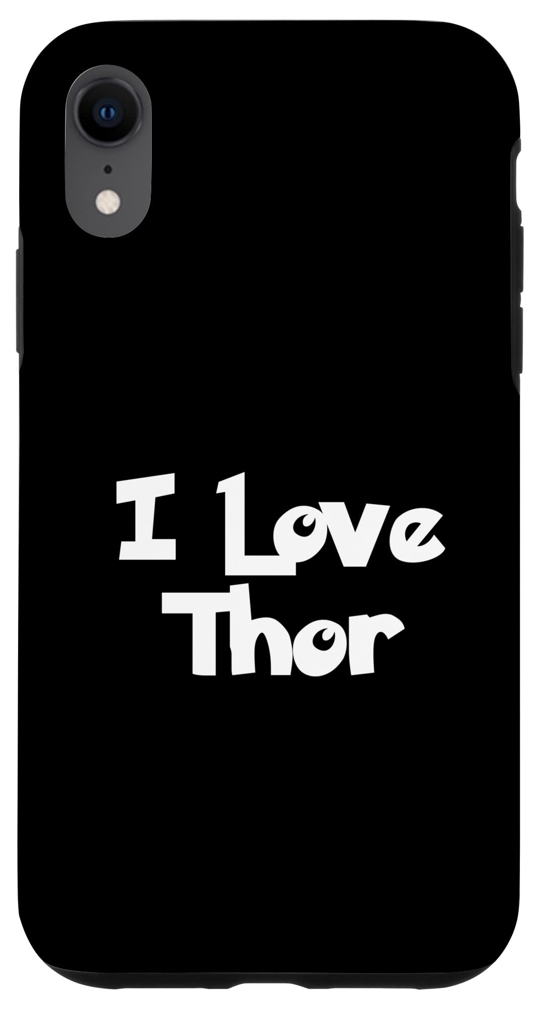 iPhone XR I love Thor 子犬 犬 スマホケース