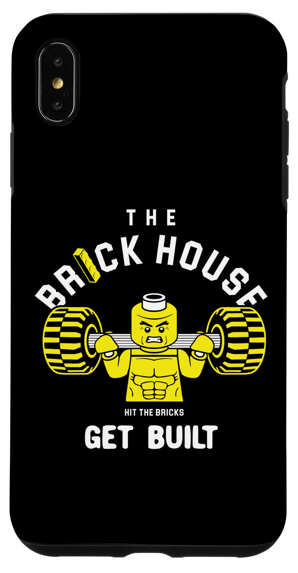 iPhone XS Max The Brick House(ザ・ブリックハウス) レンガを叩いて、組み立てましょう - 面白可笑しい細工物アウト スマホケース スマートフォン・タブレット-ケース・カバー-スマートフォン・携帯電話アクセサリー