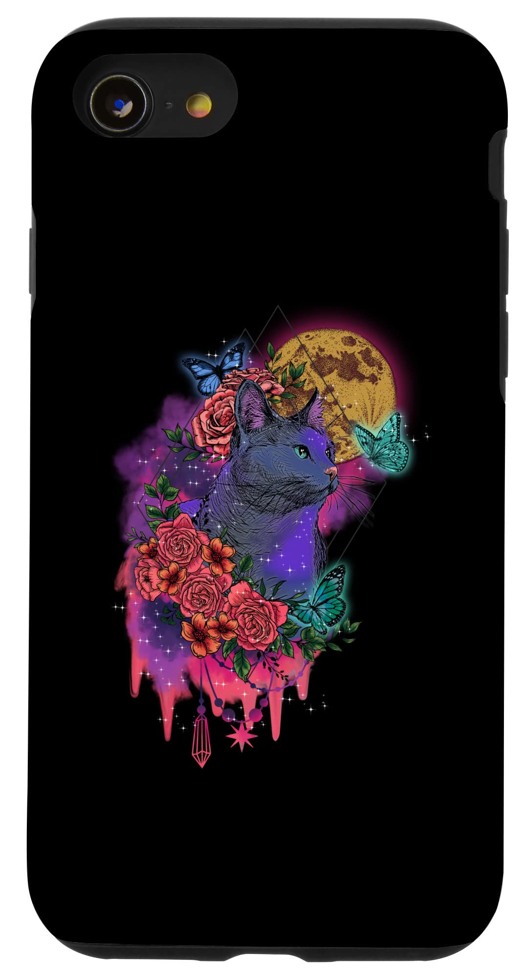 iPhone SE (2020) / 7 / 8 面白い猫のデザインの猫愛好家の子猫 スマホケース