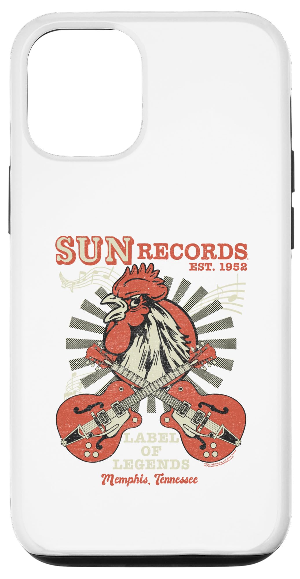iPhone 14 Pro Sun Records Label of Legends スマホケース スマートフォン・タブレット-ケース・カバー-スマートフォン・携帯電話アクセサリー